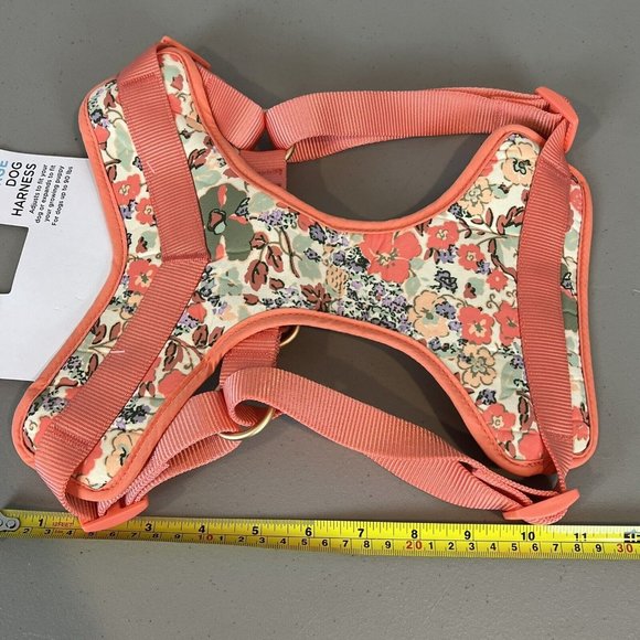 Boots & Barkley Peach Floral Dog Harness Size Large Up to 90 lbs New - Picture 9 of 11